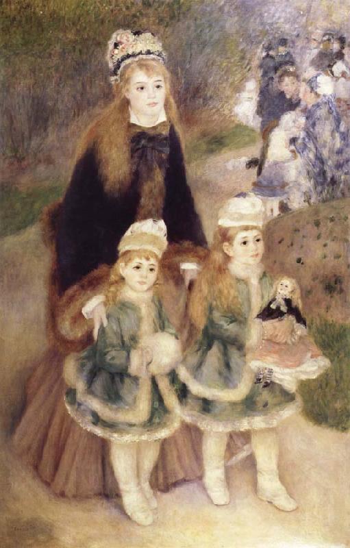 Pierre-Auguste Renoir Mother and Children oil painting image